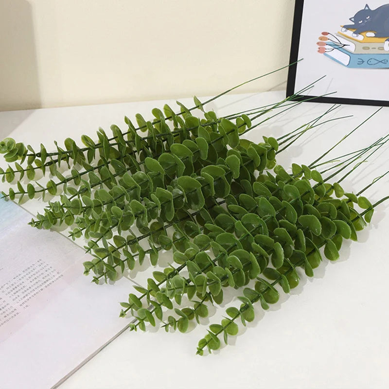 plantes d'eucalyptus artificielles pour décoration mariage et jardin - vue 6 sur 7