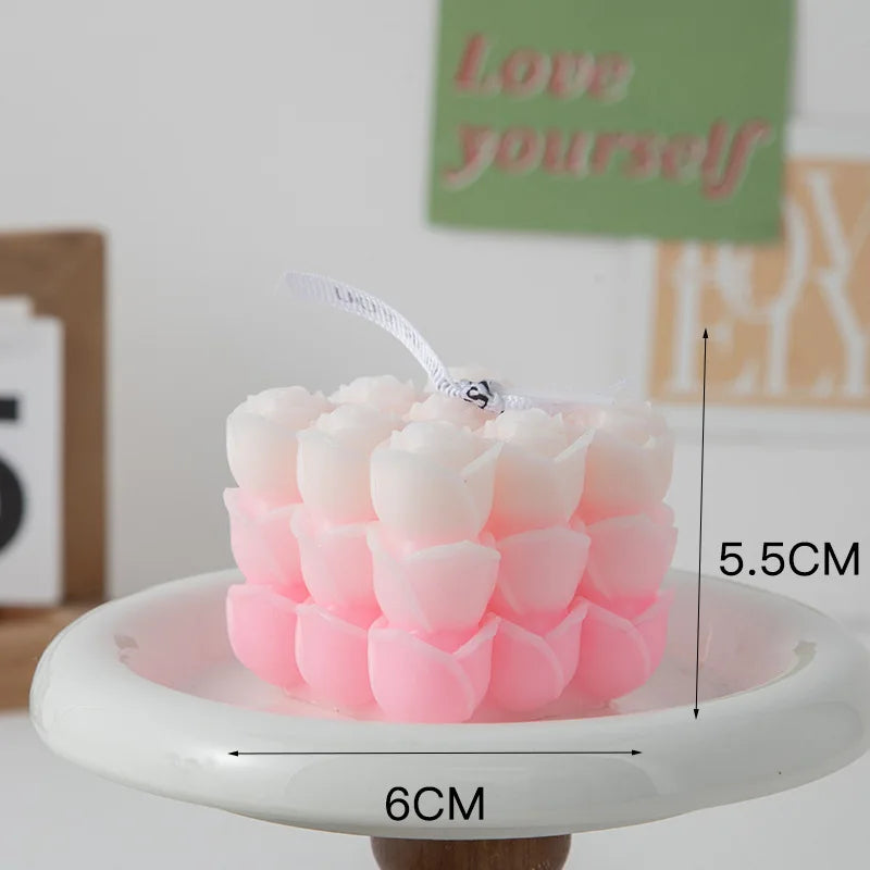 bougie parfumée big cube pour décoration moderne et aromathérapie - vue 23 sur 39