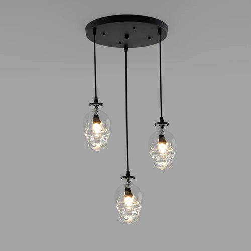suspension loft américain rétro led crâne bouteille vin décoration café - vue 10 sur 9