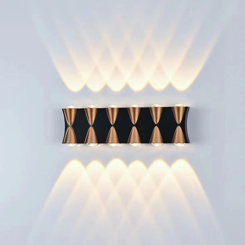 applique murale extérieure moderne pour jardin et hôtel - vue 3 sur 11