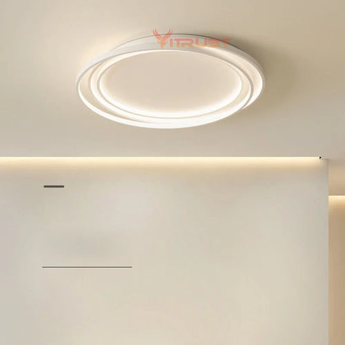 Plafonnier LED nordique lampe noir blanc chambre salle à manger cuisine plafond moderne à LEDs lampe Plafonnier LED étude Ailse