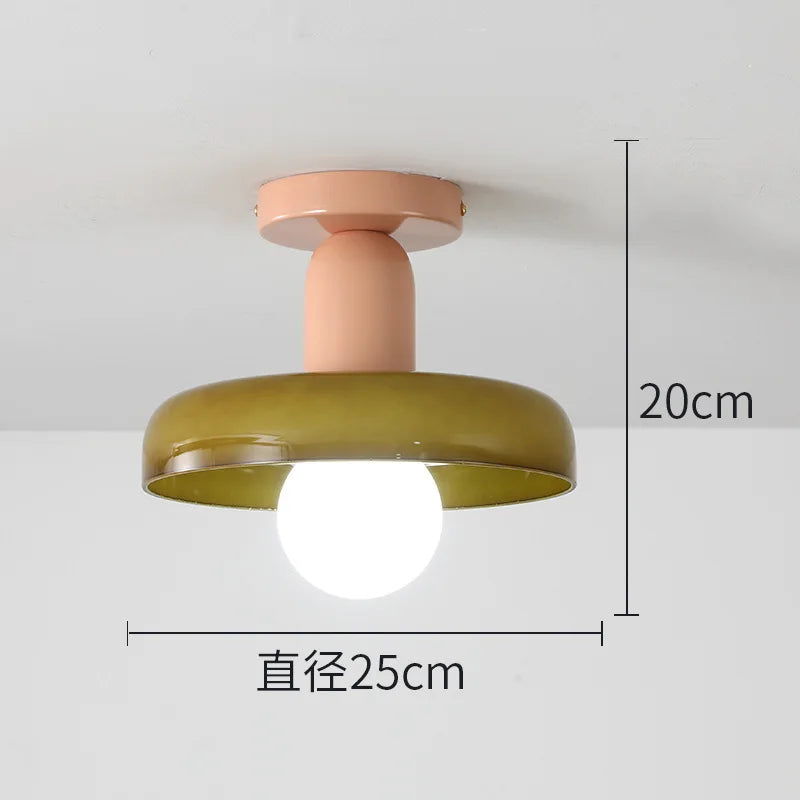 lampe suspendue en verre nordique pour décoration intérieure - vue 12 sur 30