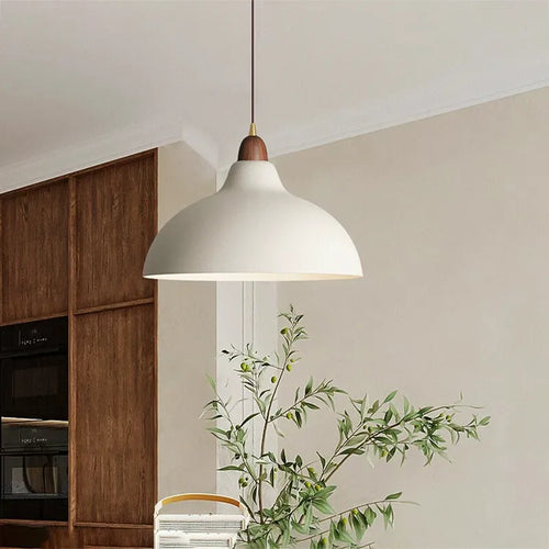 Suspension nordiques lampes suspendues industrielles luminaire d'intérieur pour salon salle à manger cuisine décor noir blanc suspension - vue 2 sur 10
