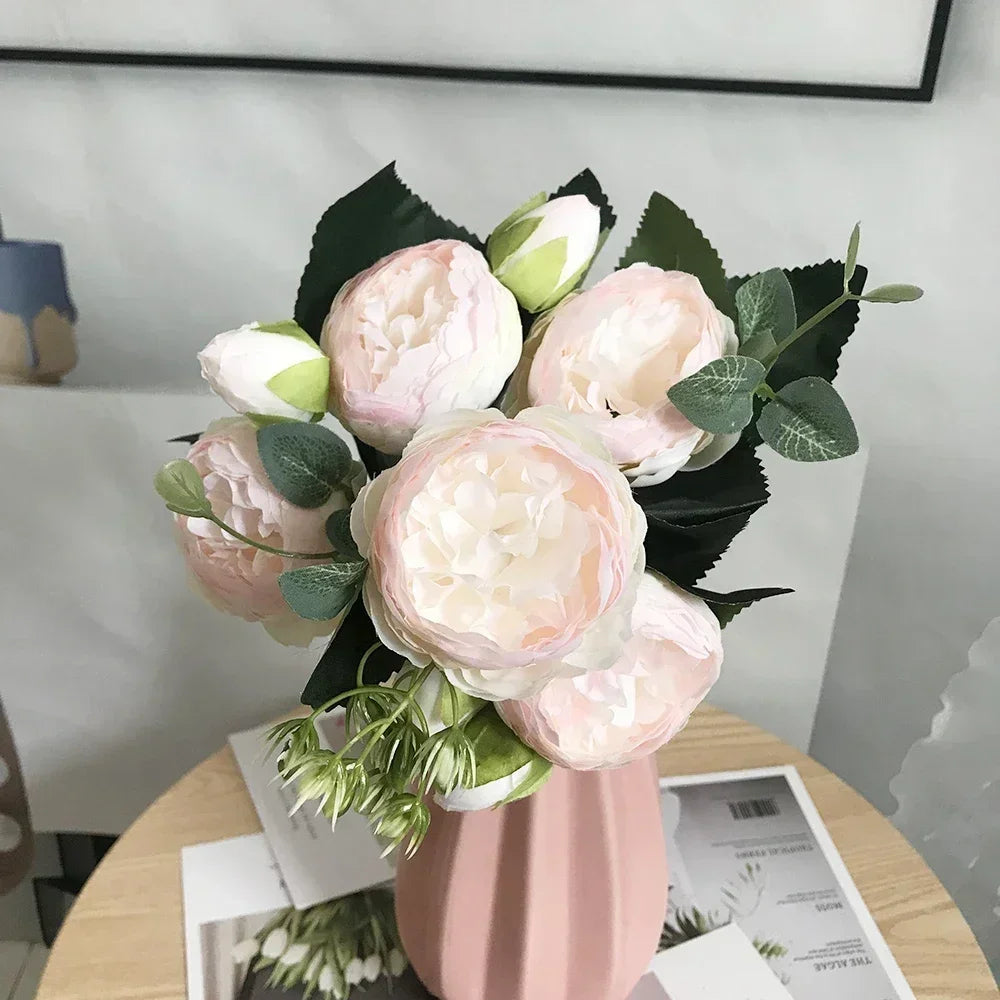 petit bouquet de fleurs artificielles pour décorations printanières et festives - vue 3 sur 34