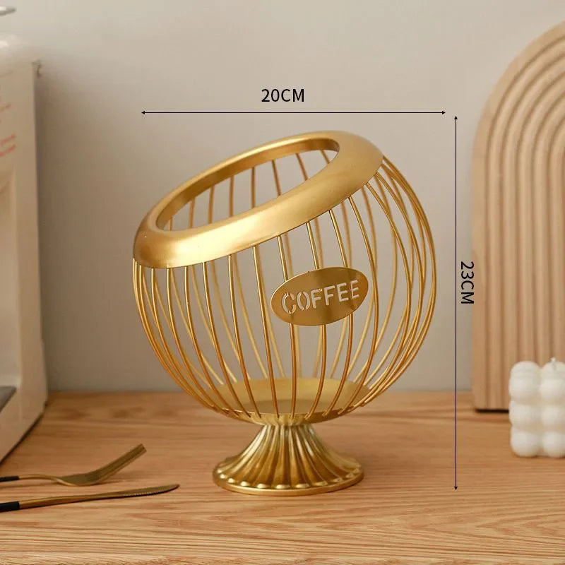 panier à fruits en métal élégant pour rangement et décoration - vue 11 sur 14