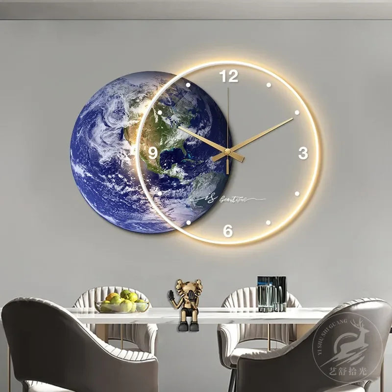 horloge murale design moderne pour décoration intérieure élégante - vue 7 sur 9