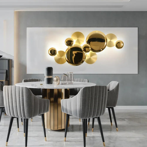 applique murale led moderne luxe nordique pour tv fond - vue 2 sur 10