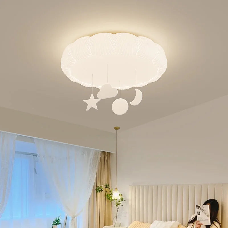 plafonnier led coquille romantique pour garçon ou fille