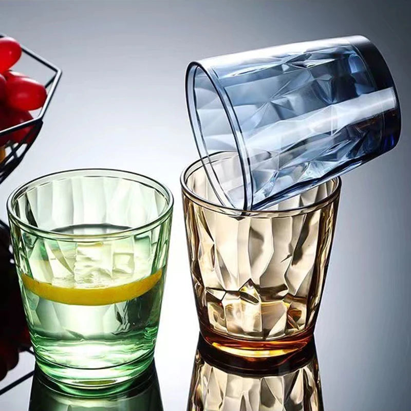 Verres à vin incassables acrylique réutilisables buffet fêtes - vue 2 sur 22