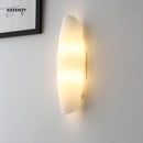 applique murale en verre blanc à led pour décoration intérieure