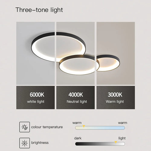 lustre led minimaliste moderne pour intérieur tendance 2023 - vue 7 sur 12