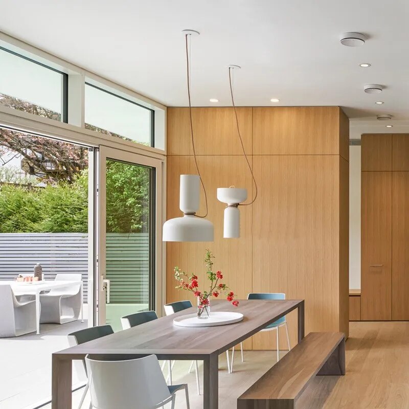 Suspension LED moderne minimaliste en fer - vue 7 sur 24
