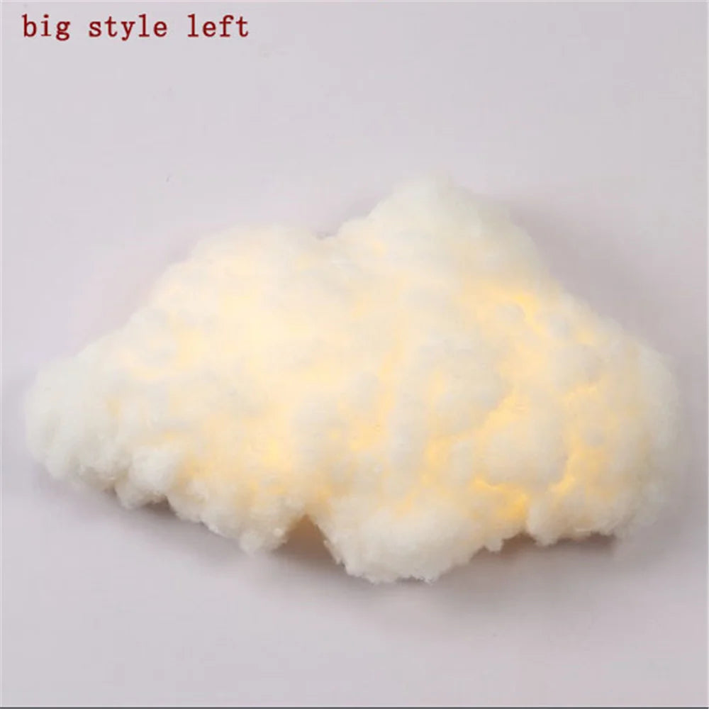 applique murale led nuage en imitation soie décorative pour enfants - vue 9 sur 14