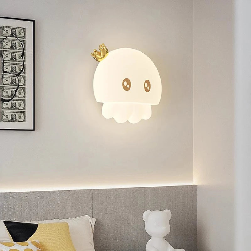 lampe de chevet poulpe mignon pour chambre enfant décoration créative - vue 5 sur 9