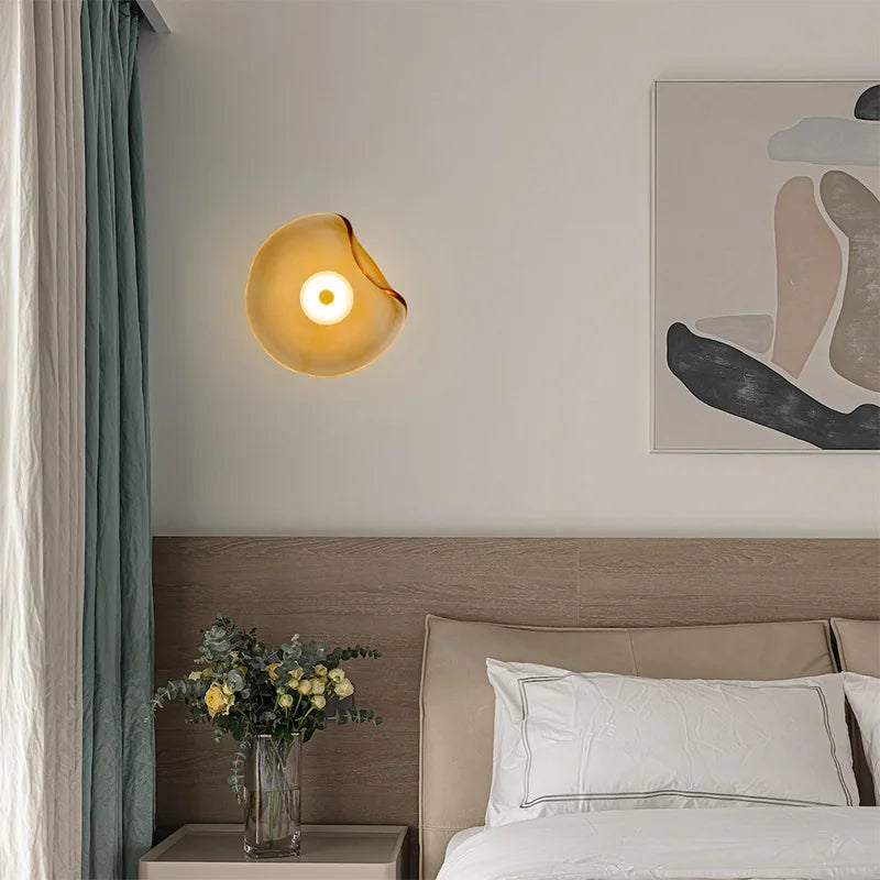 applique murale led art déco en verre pour intérieur élégant - vue 3 sur 8