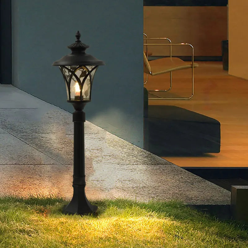 éclairage extérieur style européen pour jardin et cour