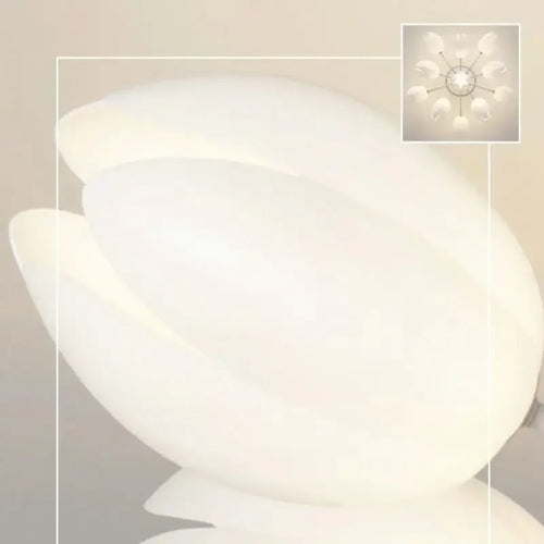 lustre moderne à led en fleurs de lys pour intérieur décoratif - vue 5 sur 10