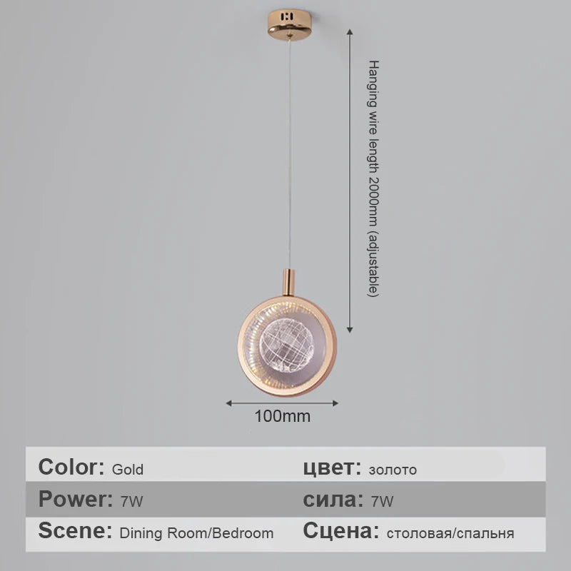 suspension en cristal de luxe pour décoration moderne intérieure - vue 9 sur 10