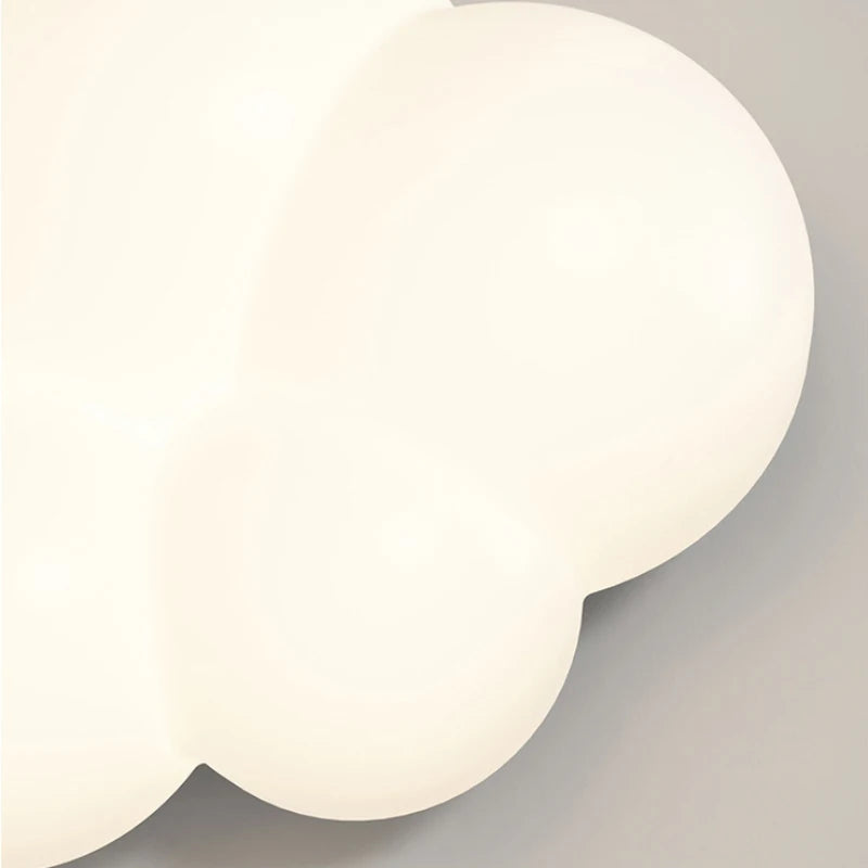applique murale nuage blanche lampe enfant design moderne et chaleureux - vue 6 sur 9