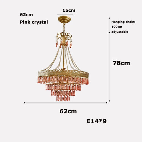 lustre à led cristal en forme de goutte d'eau 2024 pour éclairage élégant