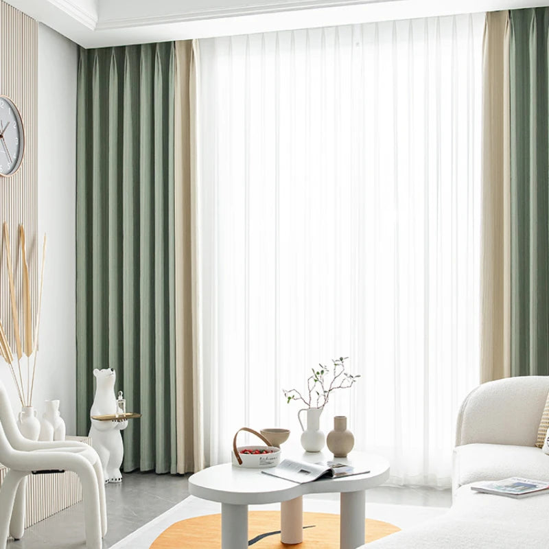 Rideau occultant moderne plissé isolation thermique salon chambre