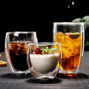 Verre double paroi isolant strié pour café whisky