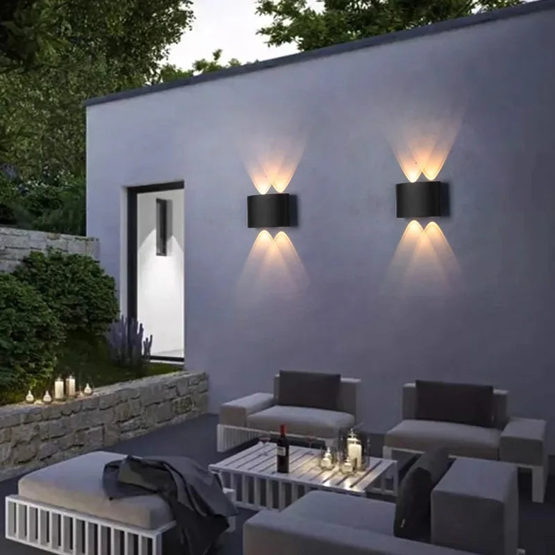 applique murale extérieure led étanche pour éclairage moderne - vue 3 sur 7