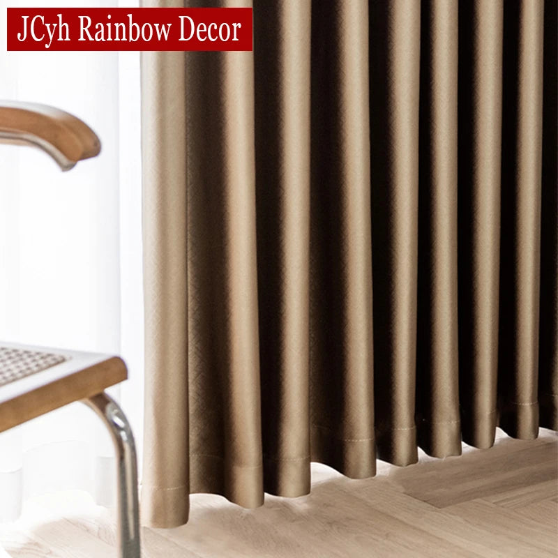 Rideau occultant motif carreaux style moderne salon chambre - vue 4 sur 7
