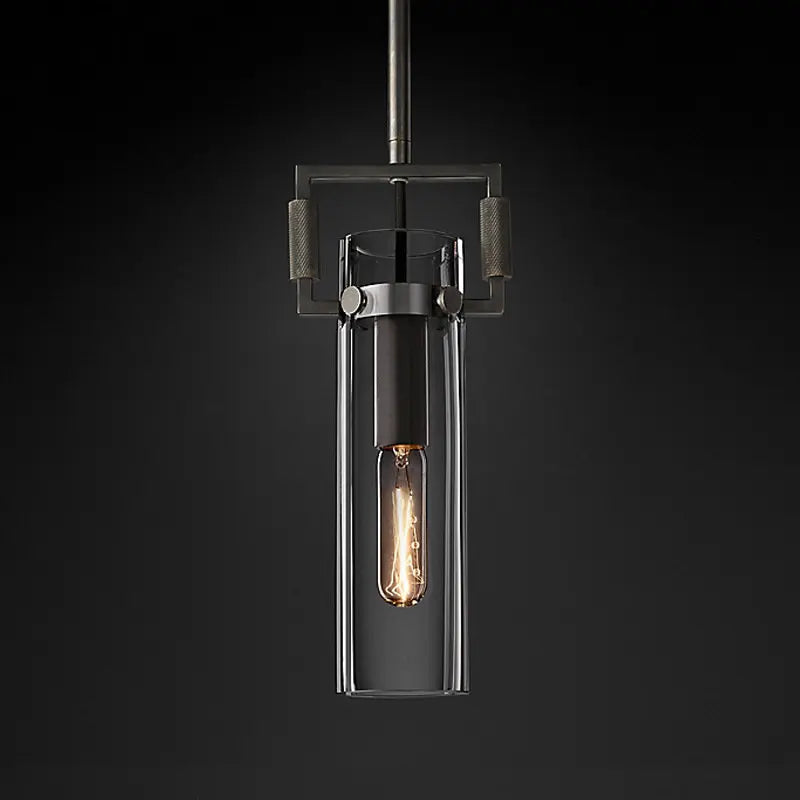 suspension industrielle en verre pour décoration intérieure - vue 2 sur 15