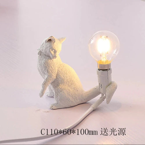 lampe de bureau décorative pour animaux en résine - vue 12 sur 14