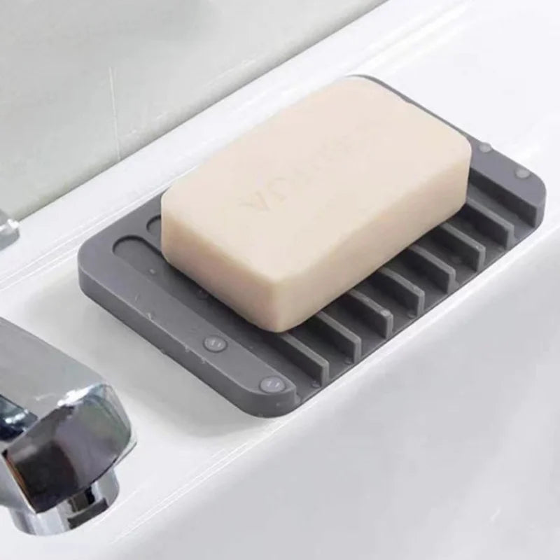 porte-savon en silicone auto-drainant pour garder savon sec - vue 9 sur 12