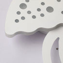 Applique murale blanche en forme de méduse à LED
