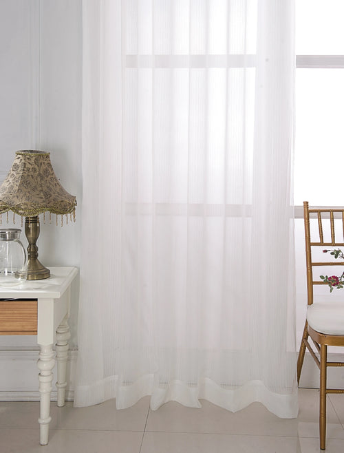 Voilage tulle motifs floraux géométriques style européen fenêtre
