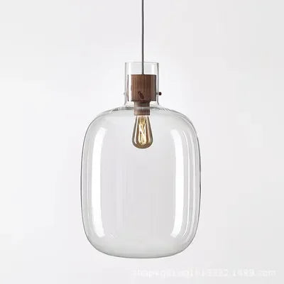 suspension en verre fumé pour décoration moderne et élégante