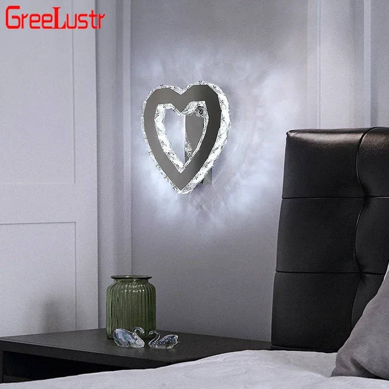 applique murale led en cristal moderne minimaliste luxe