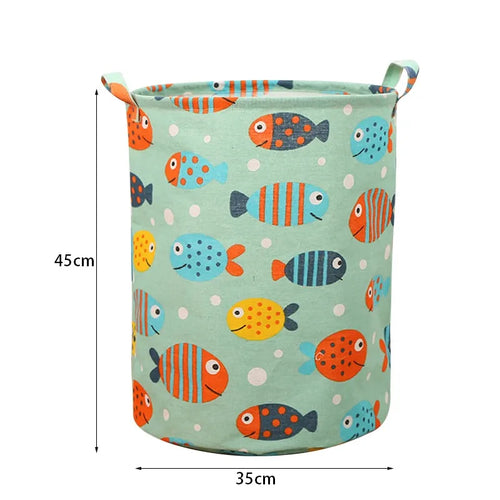 panier à linge pliable en lin étanche grande capacité de rangement - vue 20 sur 21