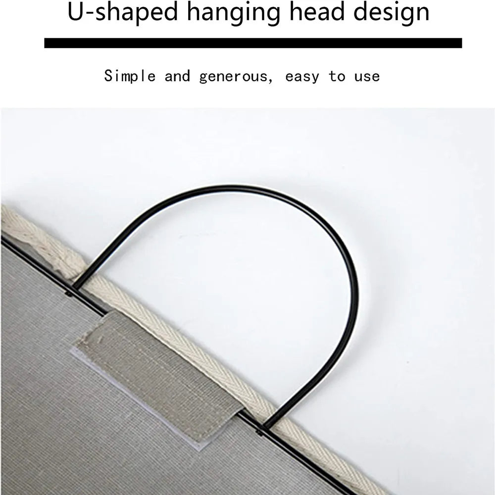 sac de rangement mural en tissu pour livres et magazines - vue 2 sur 12