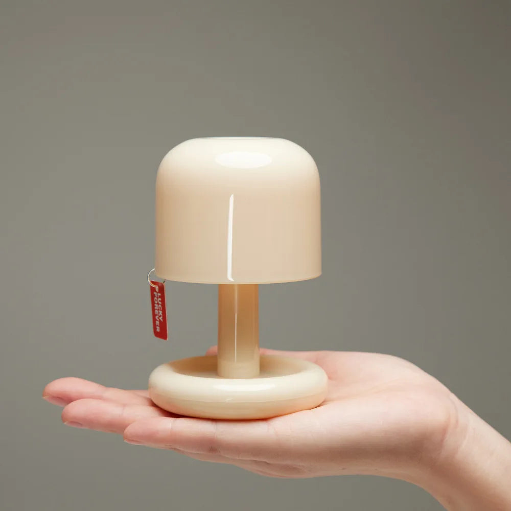 lampe de bureau mini champignon led usb soleil cafe déco maison chambre - vue 4 sur 7