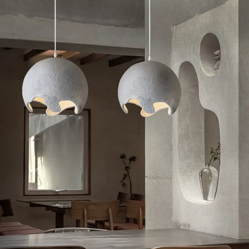 Restaurant Dining Island LED Chandelier Modern Cafe Bar Study Bedroom Light Wabi Sabi Personality Indoor Home Decor Hanging Lamp - vue 5 sur 12