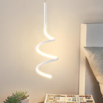 Suspension design LED minimaliste ondulé Polino