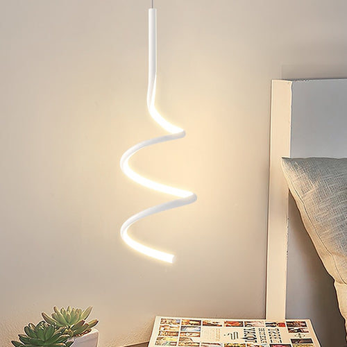 pendant light Polino minimalist wave LED design