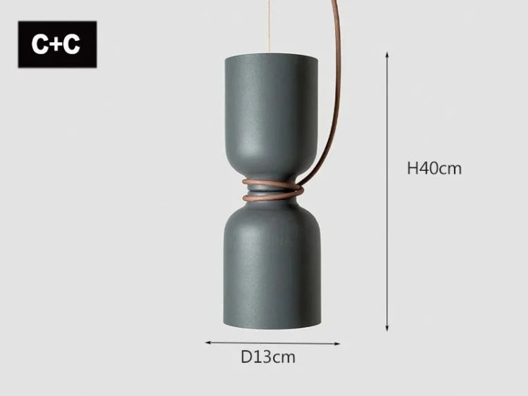 suspension nordique moderne à led pour décoration intérieure créative