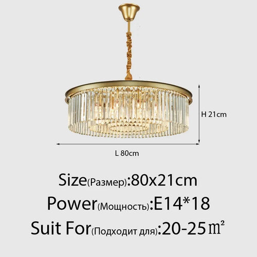 lustre moderne en cristal style nordique vintage pour intérieur élégant - vue 18 sur 21