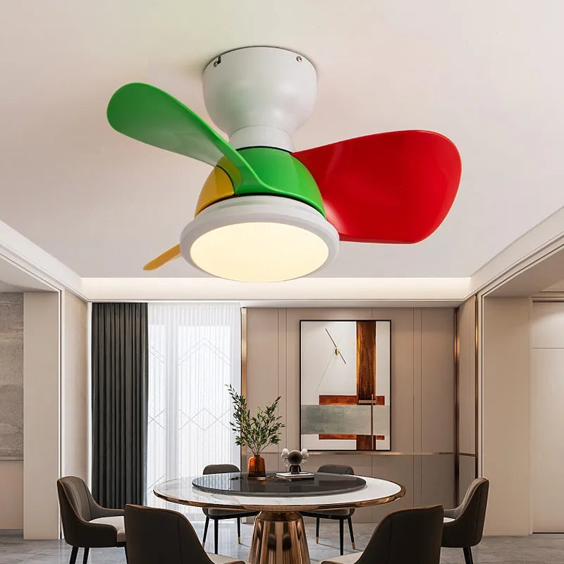 ventilateur de plafond led avec télécommande - vue 3 sur 9