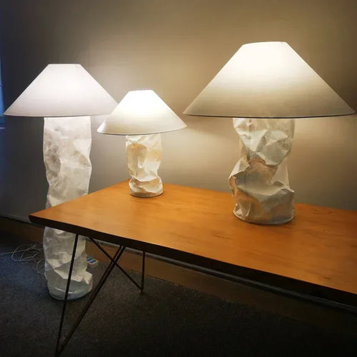 lampe à poser de luxe style wabi-sabi nordique design créatif - vue 3 sur 9
