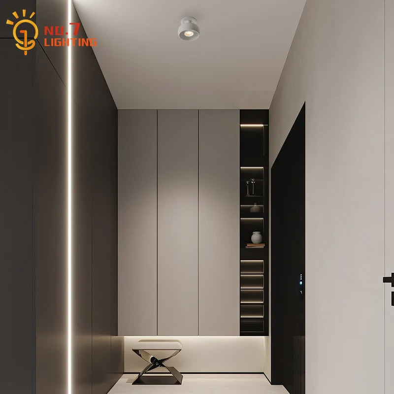 Spot style Abat-jour moderne Simple noir/blanc - vue 3 sur 5