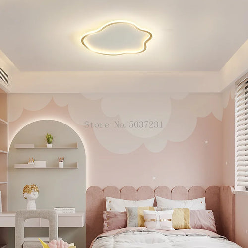 plafonnier led ultramince créatif en forme de nuage - vue 5 sur 5
