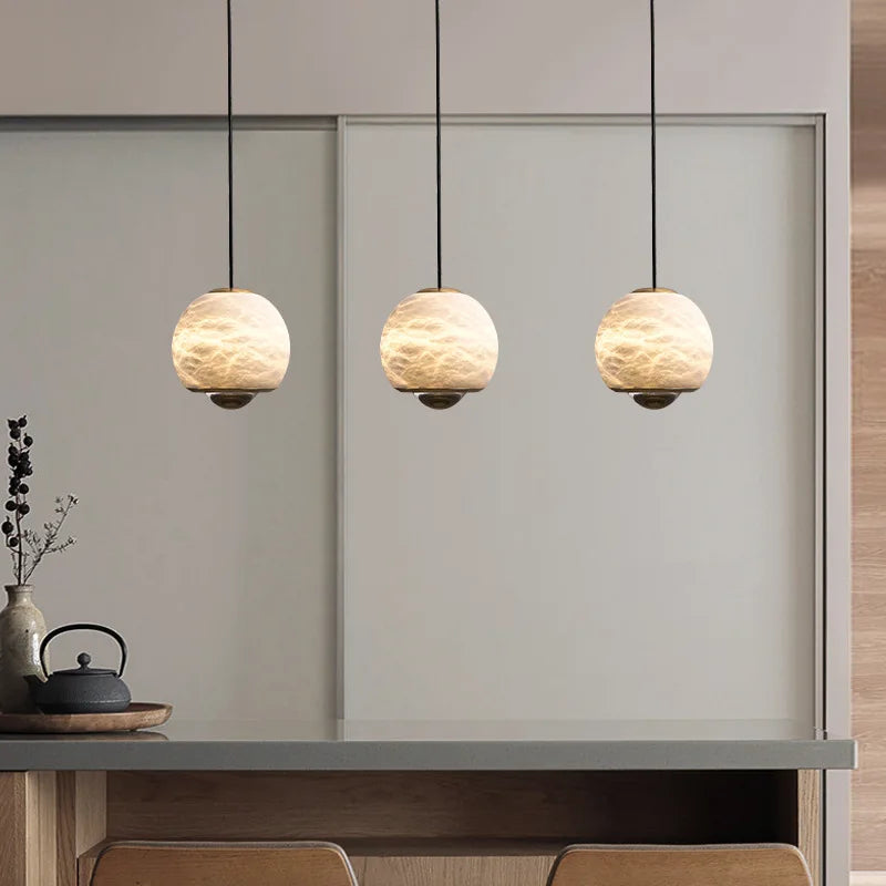 suspension en marbre nordique design pour intérieur moderne - vue 7 sur 7