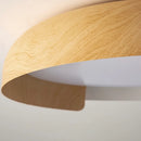plafonnier nordique en bois pour décoration intérieure et éclairage LED