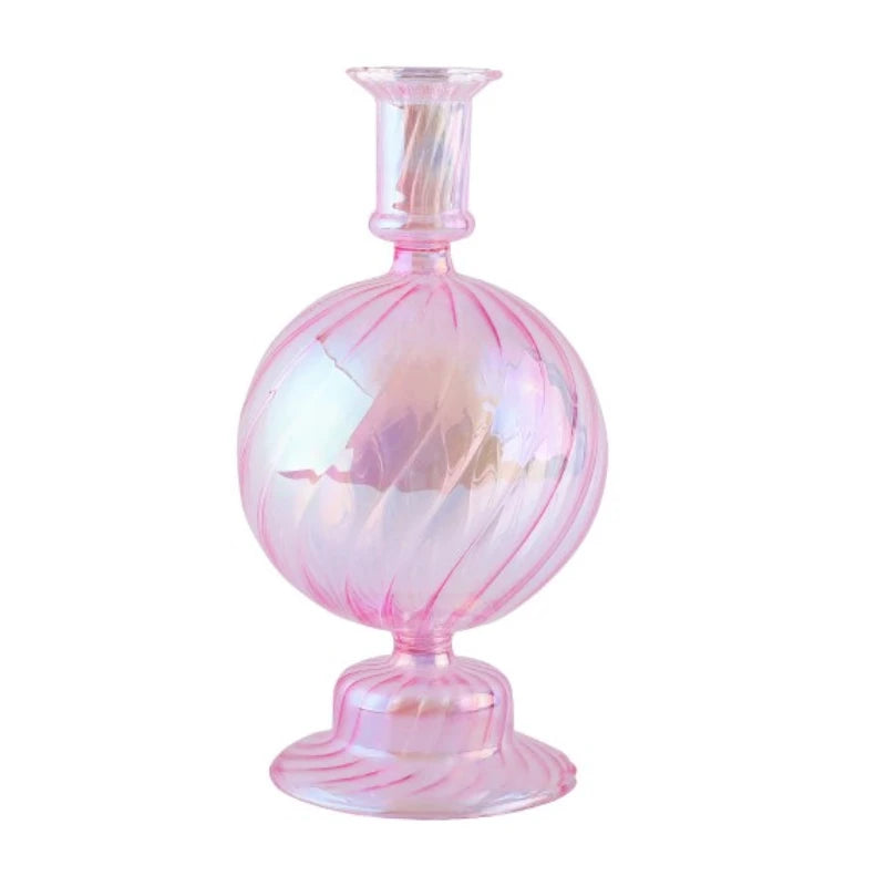 bougeoirs rétro coniques haut en verre pour décoration - vue 32 sur 32